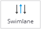 Swimlane chart icon
