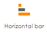 horizontal bar chart icon