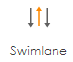 Swimlane chart icon