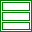 Icon for three horizontal rows view window.