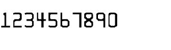 An image that shows an example of the Farrington 7B font.