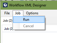 Run command for workflows