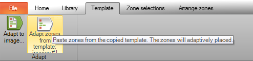 Adapt zones icon with the source template name