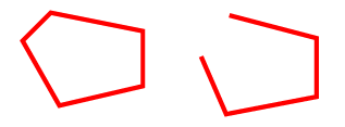 pictures of closed and open polygons