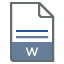 word output icon