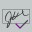 sign/certify panel icon