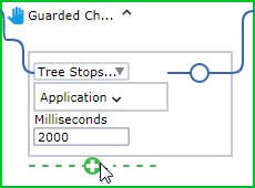 Add guard manually to a guarded choice step