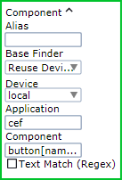Finder in the device automation step