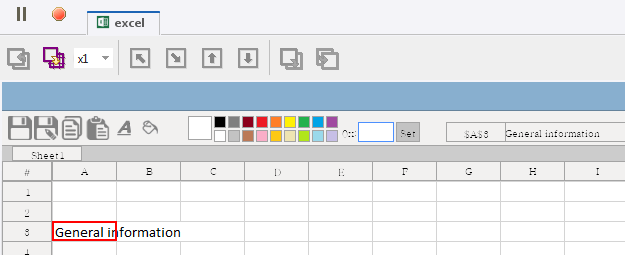 デバイス オートメーションの Excel