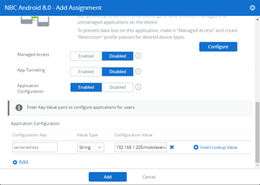 Add assignment policies