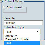 Extract value step