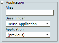 Application finder that reuses the previous finder