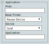 Application finder that reuses previous device finder