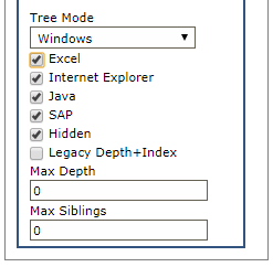 Windows tree mode